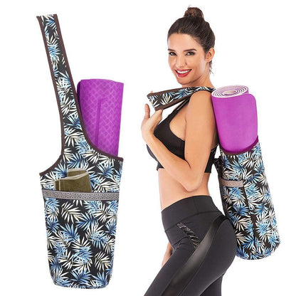 Yoga Mat Bag Casual Fashion Canvas Yoga Bag Backpack