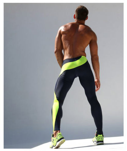 Men Sports Tight Stretch Fitness Pants