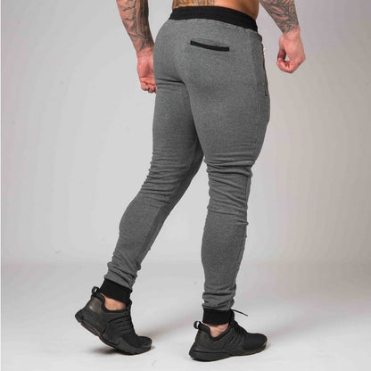 Casual slim bodybuilding pants