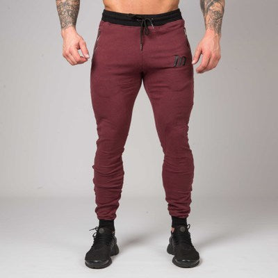 Casual slim bodybuilding pants