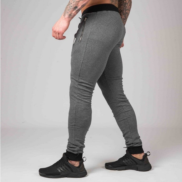 Casual slim bodybuilding pants