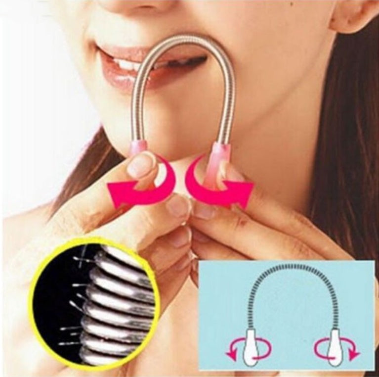 Facial Hair Removal Device Spring Hair Removal Face Pulling Device