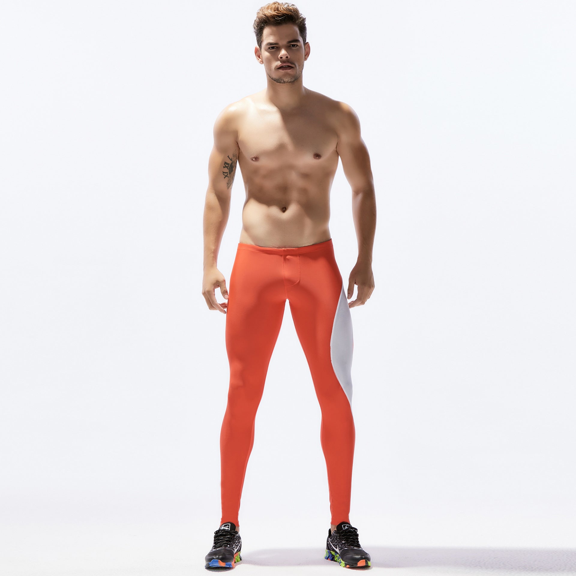 Men Sports Tight Stretch Fitness Pants