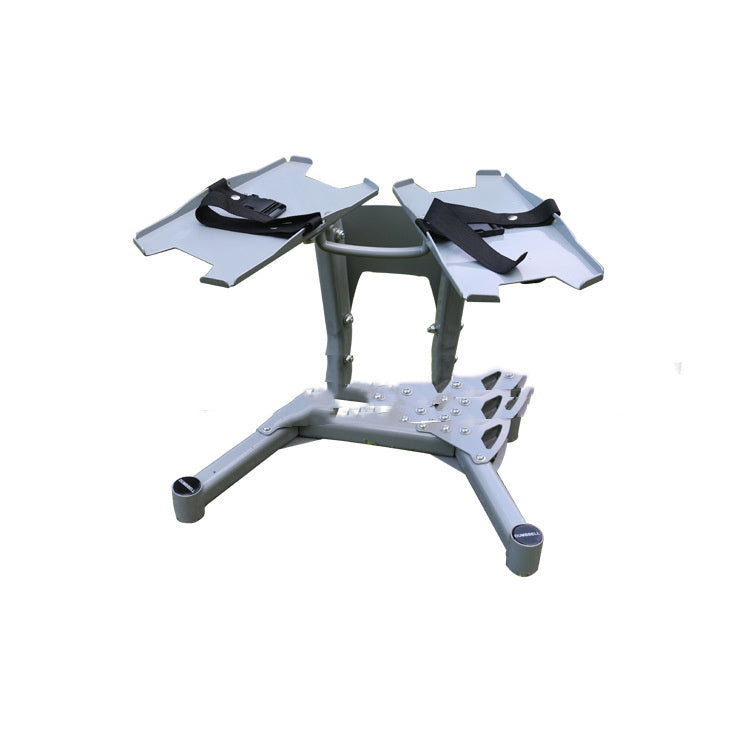 Dumbbell Stand Adjustable With Four Rollers