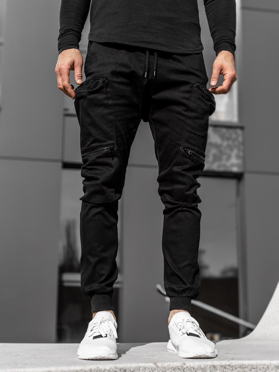 Multi Pocket Men Fashion Tethered Pants